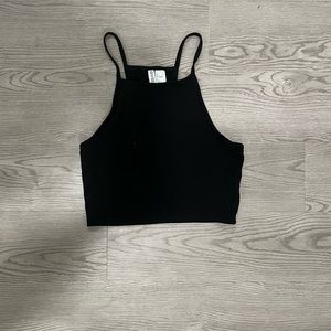 DIVIDED - black strapless cropped tank top, size S, in perfect condition